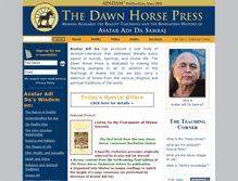 Tablet Screenshot of dawnhorsepress.com